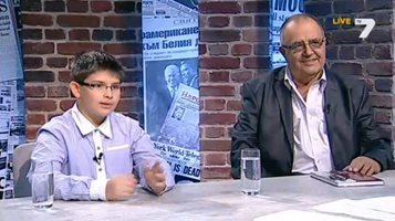 10-годишно момче удиви Божидар Димитров със знанията си по история (видео)