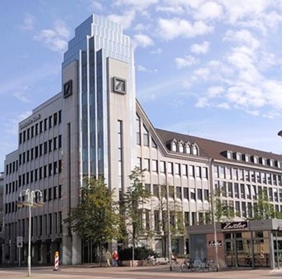 Сградата на Deutsche Bank СНИМКА: Pixabay