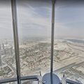 Най-посещаваната световна забележителност през Google street view и същевремнно снимката правена от най-високо е Бурж Халифа. 