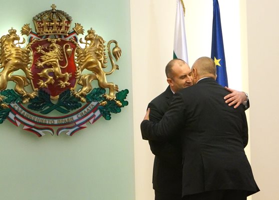 Президентът Румен Радев и премиерът Бойко Борисов