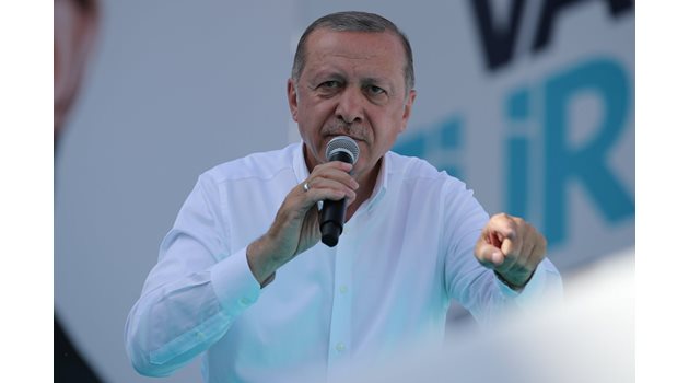Турският президент Реджеп Тайип Ердоган СНИМКA: Ройтерс