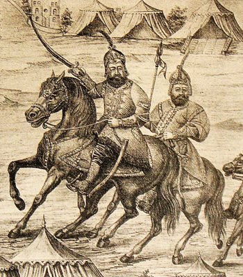 Иван Шишман тръгва на бой с османлийте, гравюра от XIX век