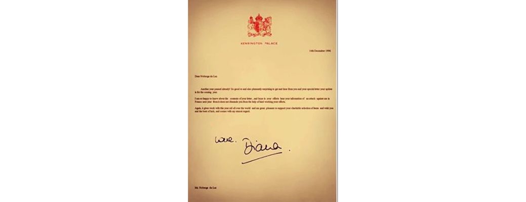 Писмото до кралицата му, в което я моли да внимава за Даяна