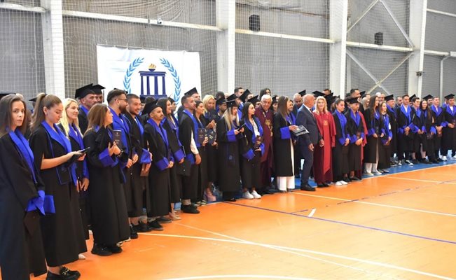 Nearly 250 bachelors of the Vasil Levski National Sports Academy