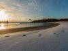 Гръцките плажове покрити със сняг, а Балканите обхванати от сибирски студ