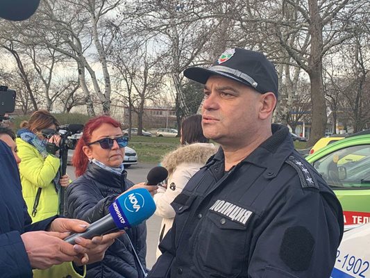 Началникът на "Охранителна полиция и КАТ" комисар Марин Димитров.