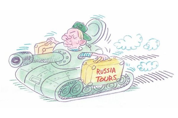 Питат Путин
- Русия ще влезе ли в НАТО?
- Ако се налага, ще влезе. Чак до Белгия ще влезе...
