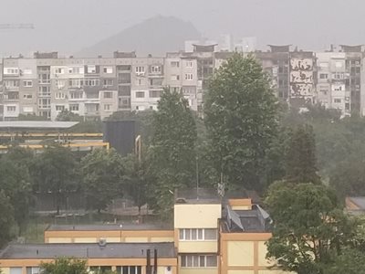 Дъжд в Пловдив.