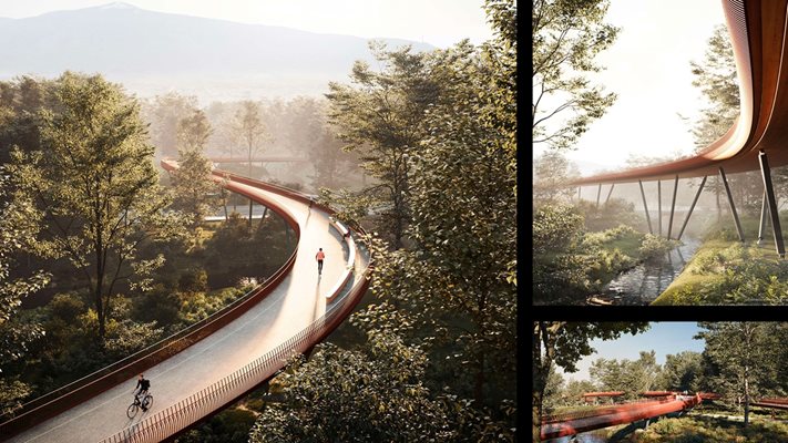 Проектът, спечелил конкурса за втори "Мост на влюбените" в Южния парк