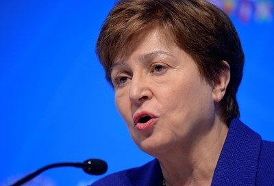 Управляващата директорка на МВФ Кристалина Георгиева