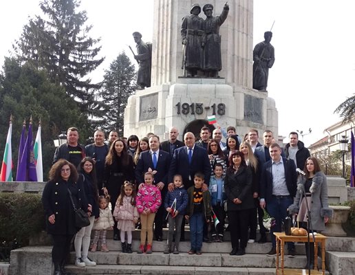 Boyko Borisov chose to celebrate March 3 in Veliko Tarnovo.