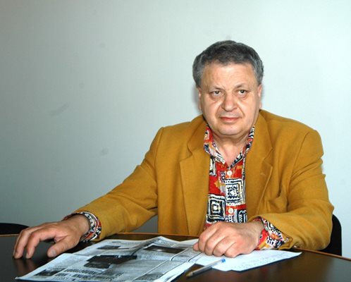 Иван Качов при едно от посещенията си в "24 часа"