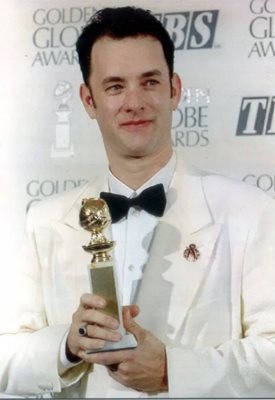 Том Ханкс печели "Златен глобус" за Форест Гъмп