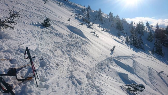 Three partially buried by an avalanche of Malyovitsa (Renovated)