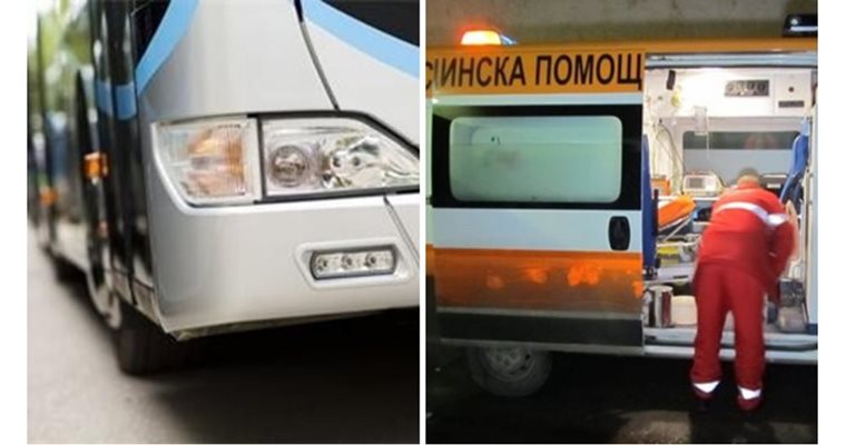 Сблъсък между кола и автобус в София, има пострадал