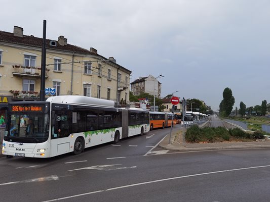 София остава за час без наземен градски транспорт заради протест