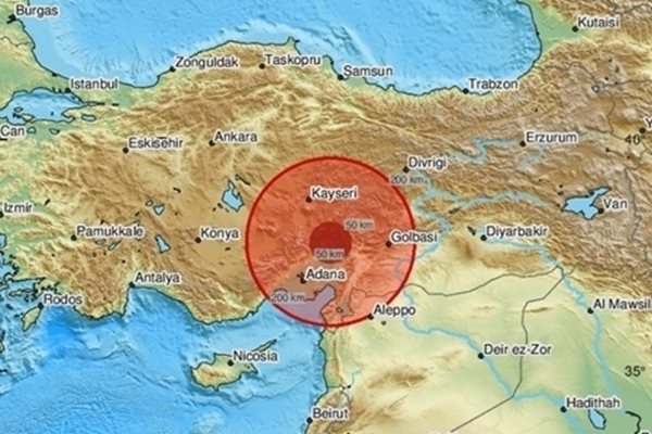 Поредица от земетресения пак разлюляха Турция
Снимка: Европейският център по земетресения