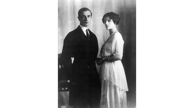 Княз Феликс Юсупов, убиецът на Распутин, заедно с жена си Ирина Романова, племенница на царя 