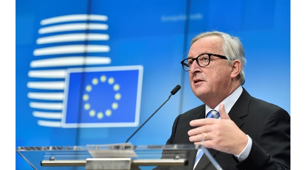Председателят на Европейската комисия Жан-Клод Юнкер СНИМКА: РОЙТЕРС