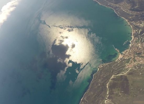 Сателитна снимка над Черно море
