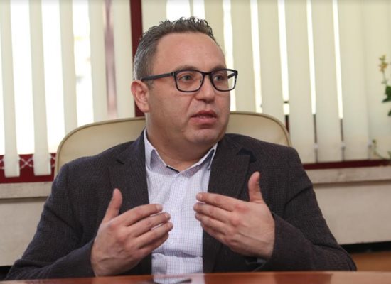 Изпълнителният директор на компанията Стоян Беличев СНИМКА: "Автомагистрали" ЕАД