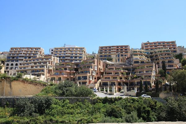 Изглед към част от Свиеки, Малта
Снимка: Уикипедия