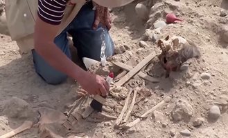 В Перу са открити останките на деца, принесени преди 1000 г. в жертва на езически богове