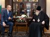 Патриарх Неофит прие президента Румен Радев на имения си ден