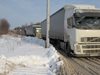 5-километрова опашка от товарни автомобили на "Капитан Андреево"