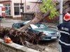 Силна буря наводни Видин (Снимки + видео)