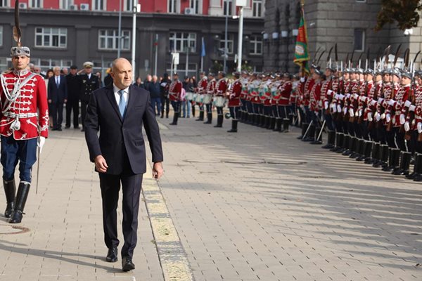 Президентът Румен Радев на тържествената церемония по случай Деня на будителите