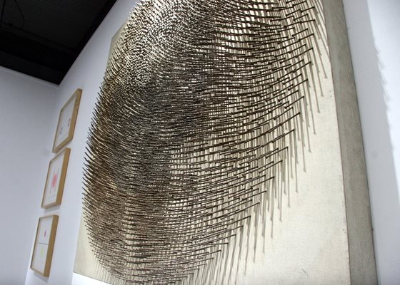 Спиралата на Гюнтер Юкер е типична творба от т.нар. "нулево движение" в Германия;Снимка: Евгени Цветков