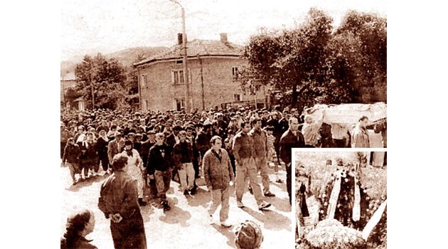 ПОСЛЕДНО СБОГОМ: Погребението на бореца в родното му село Кирчево събира стотици опечалени.