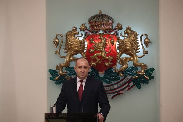 Президентът Румен Радев СНИМКИ: Николай Литов