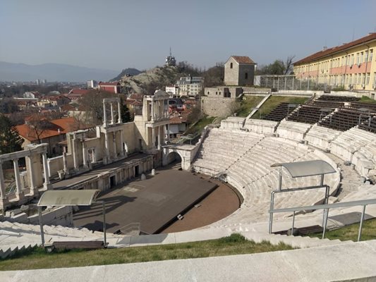 Античният театър на Пловдив.
Снимка: Радко Паунов