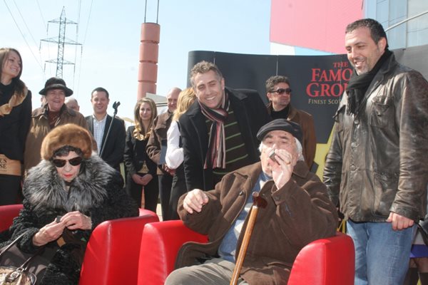 Стоянка Мутафова и Георги Калоянчев със Звезда на славата през март, 2009 г.