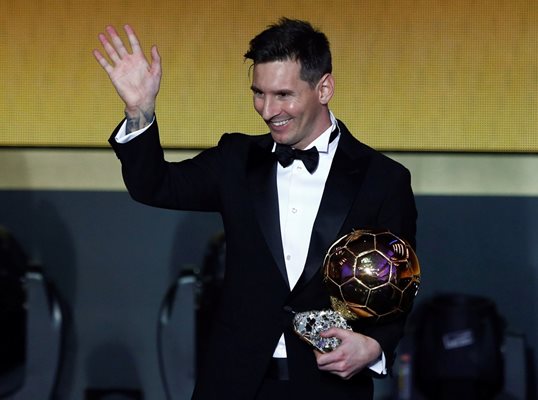Геният Лео Меси взе "Златна топка" за последно през 2015 година