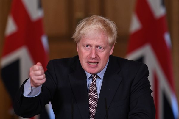 Министър-председателят на Великобритания Борис Джонсън СНИМКА: Ройтерс