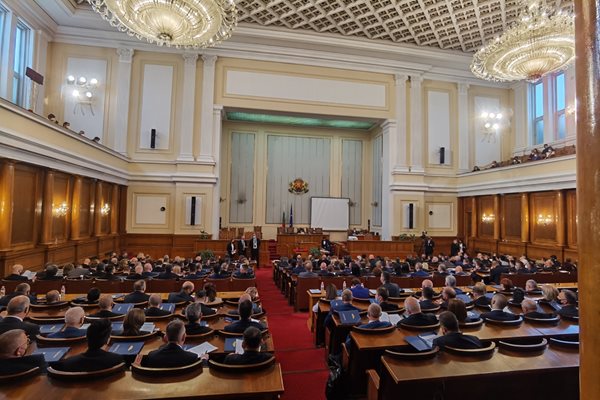 Първото заседание на 45-я парламент Снимки: Йордан Симеонов