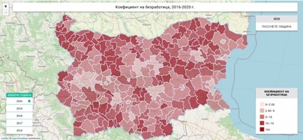 София с най-ниска безработица в годината на пандемията 2020 г. (Графики)