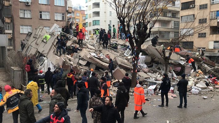 Разрушения след земетресението в Турция.
Снимка: Архив