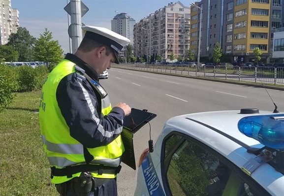 Пътна полиция СНИМКА: Пресцентър на МВР