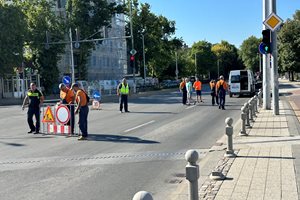 Затвориха най-централния булевард в Пловдив