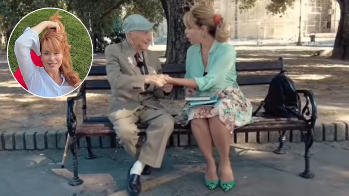 102-годишен дядо масажира Мира Добрева