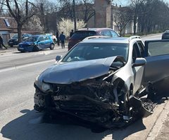 Инцидентът е станал тази сутрин СНИМКА: Фейсбук/Катастрофи в София