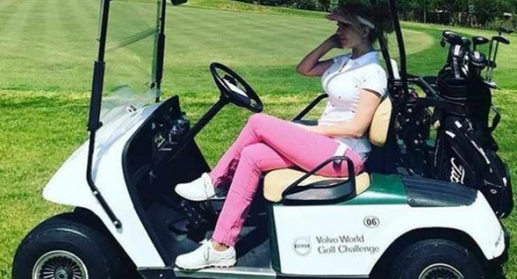 Петрова е влюбена в голфа