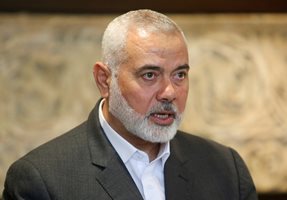 Ръководителят на "Хамас" Исмаил Хания
Снимка: Ройтерс