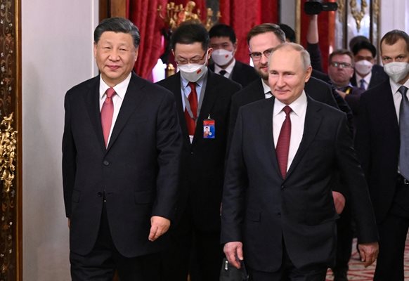 В Кремъл започна срещата между Владимир Путин и Си Дзинпин
Снимка: Ройтерс