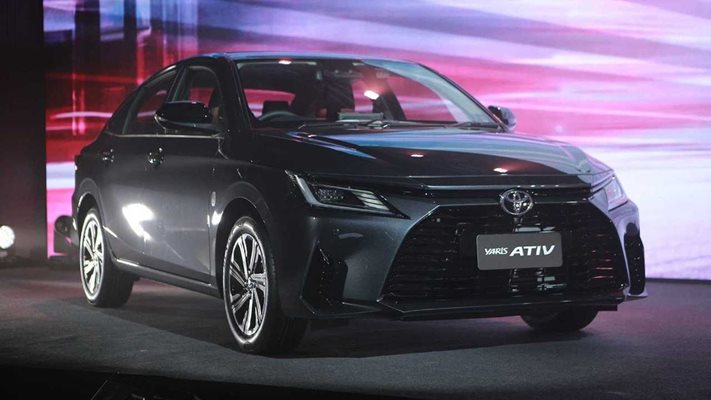 Toyota Yaris Ativ е един от моделите с манипулирани резултати от краш тестовете. Снимка: Toyota