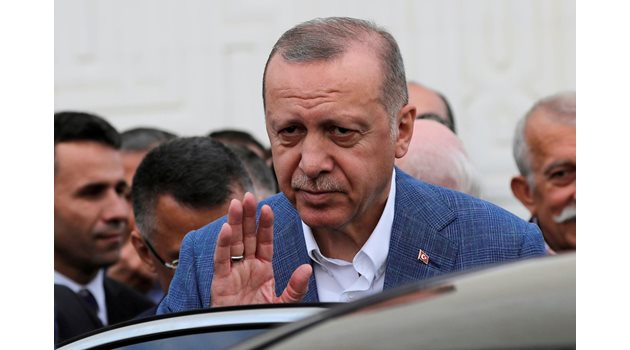 Турският президент Реджеп Тайип Ердоган  СНИМКА: Ройтерс